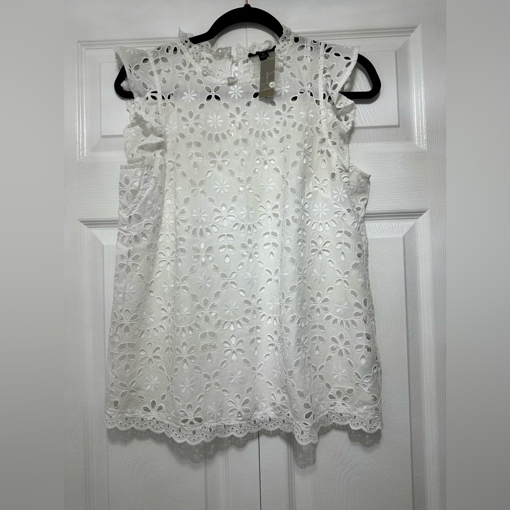 JCrew Flower Top